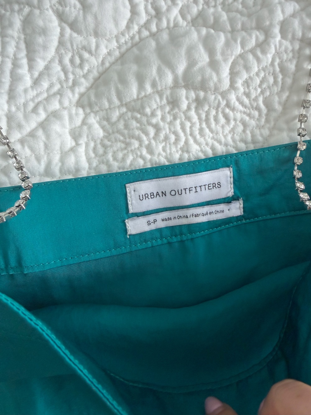 Urban Outfitters Teal Top - Picture 2 of 4
